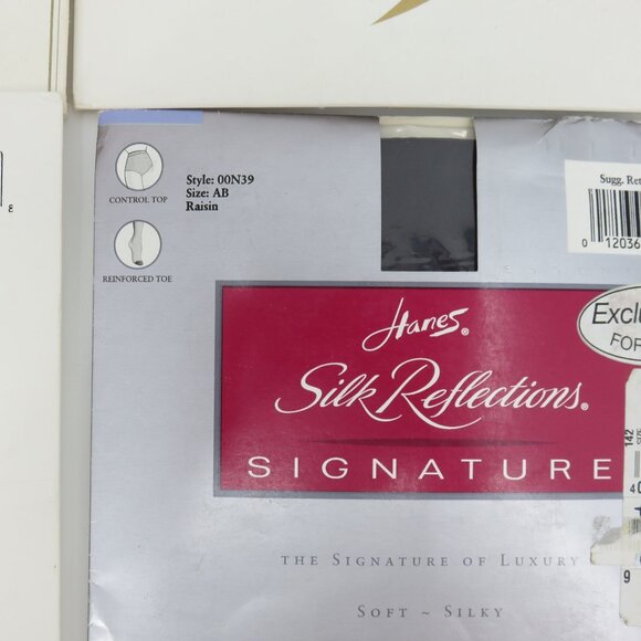 Vintage Hanes Lot of 9 Pantyhose Varied Sizes and Colors 1990s 2000s NEW Unused - Picture 11 of 16